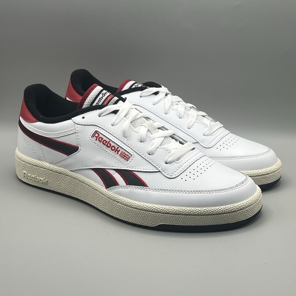 Reebok Other - Reebok Classic Club C Revenge White Red Retro Shoes - Men's Size 11 NEW